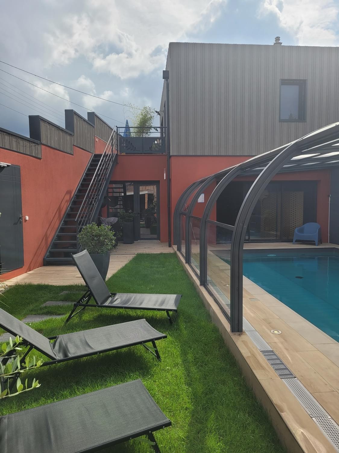 Villa Seyal - Avec Piscine - Jacuzzi - Sauna & Climatisation Льо Ман Екстериор снимка